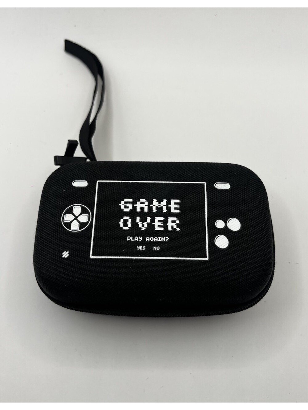 Retro Game Over Hard Shell Carrying Case Bag Portable Handheld Console Pouch